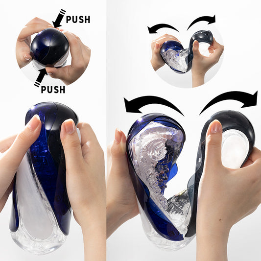 Masturbateur Tenga FLIP 360 - Violet nuit
