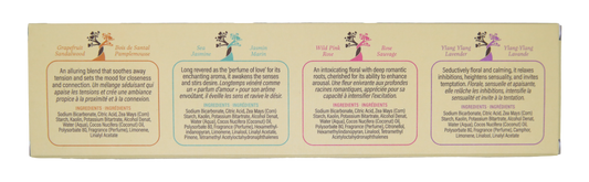 Earthly Body at Night Bath Fizzer Aphrodisiac Collection Set 4pc