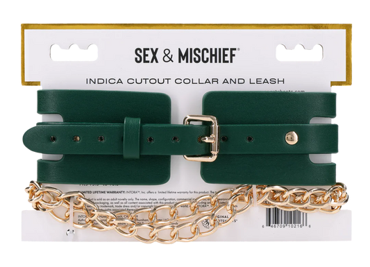 Collier et laisse Indica Cutout