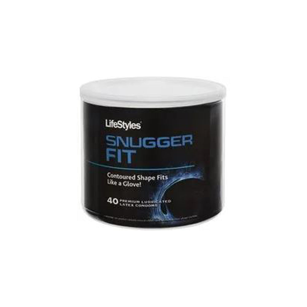 Lifestyles Snugger Fit Condoms - Pot de 40