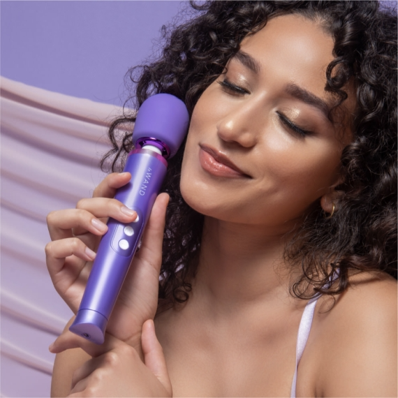 Petit masseur rechargeable - Violet