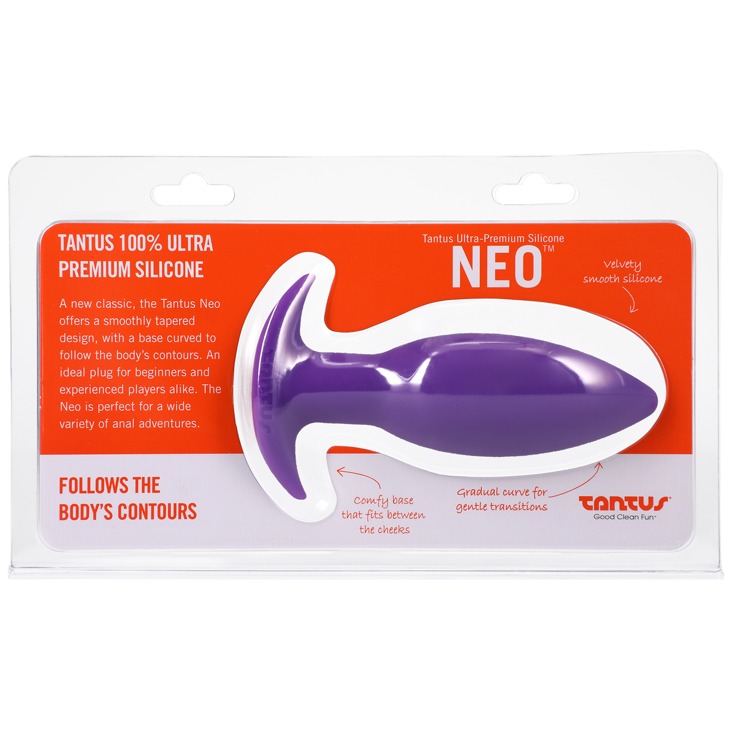 Plug anal en silicone Tantus Silicone Neo Violet