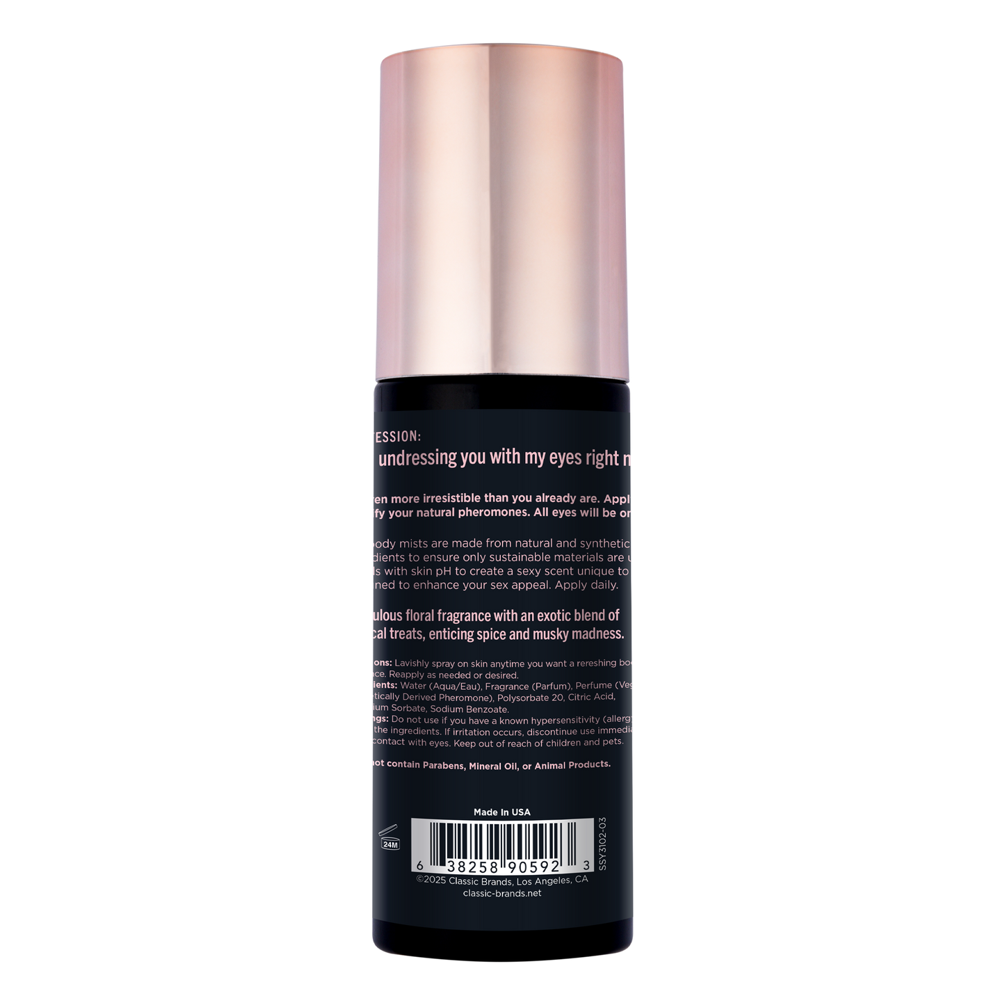 SIMPLY SEXY PHEROMONE BODY MIST - TURN OFF THE LIGHTS - 3.35 floz | 99mL
