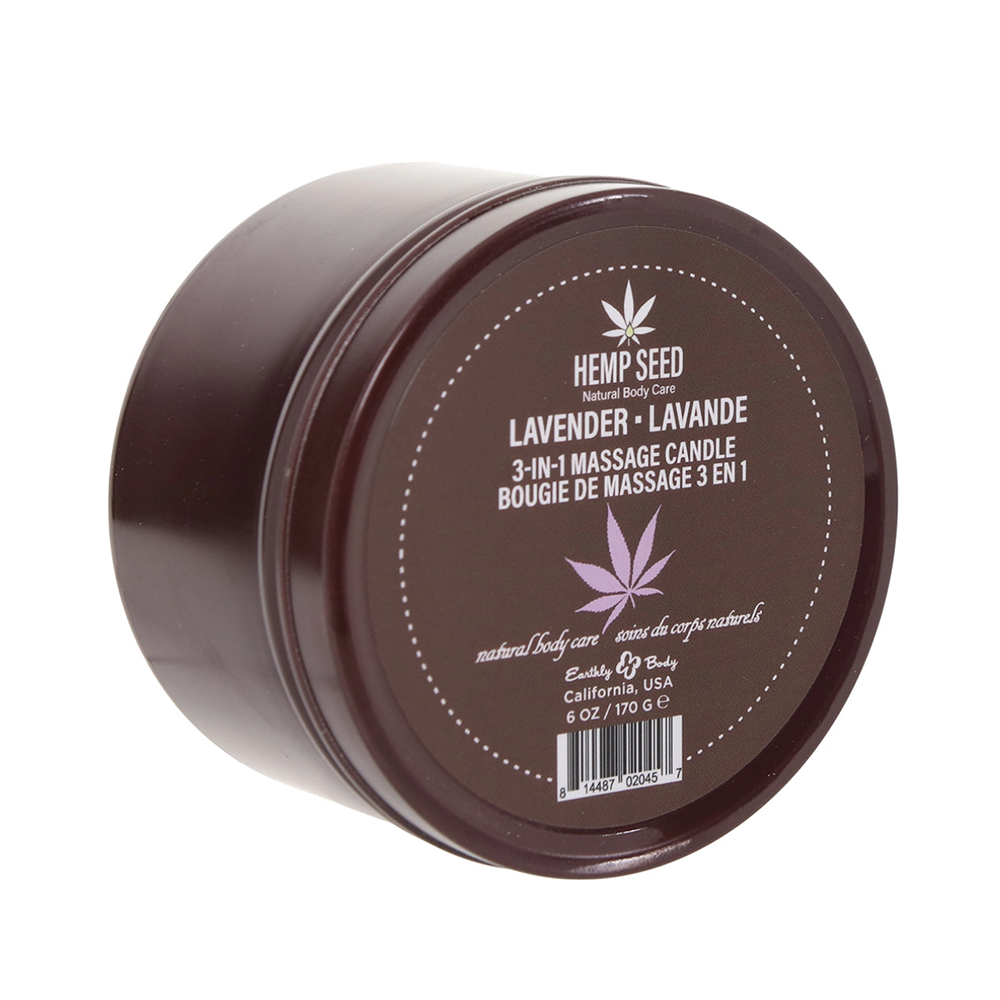 Coffret cadeau Trio de massage apaisant aux graines de chanvre - Lavande