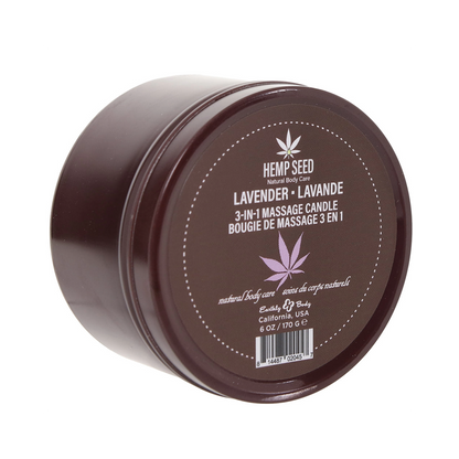 Coffret cadeau Trio de massage apaisant aux graines de chanvre - Lavande