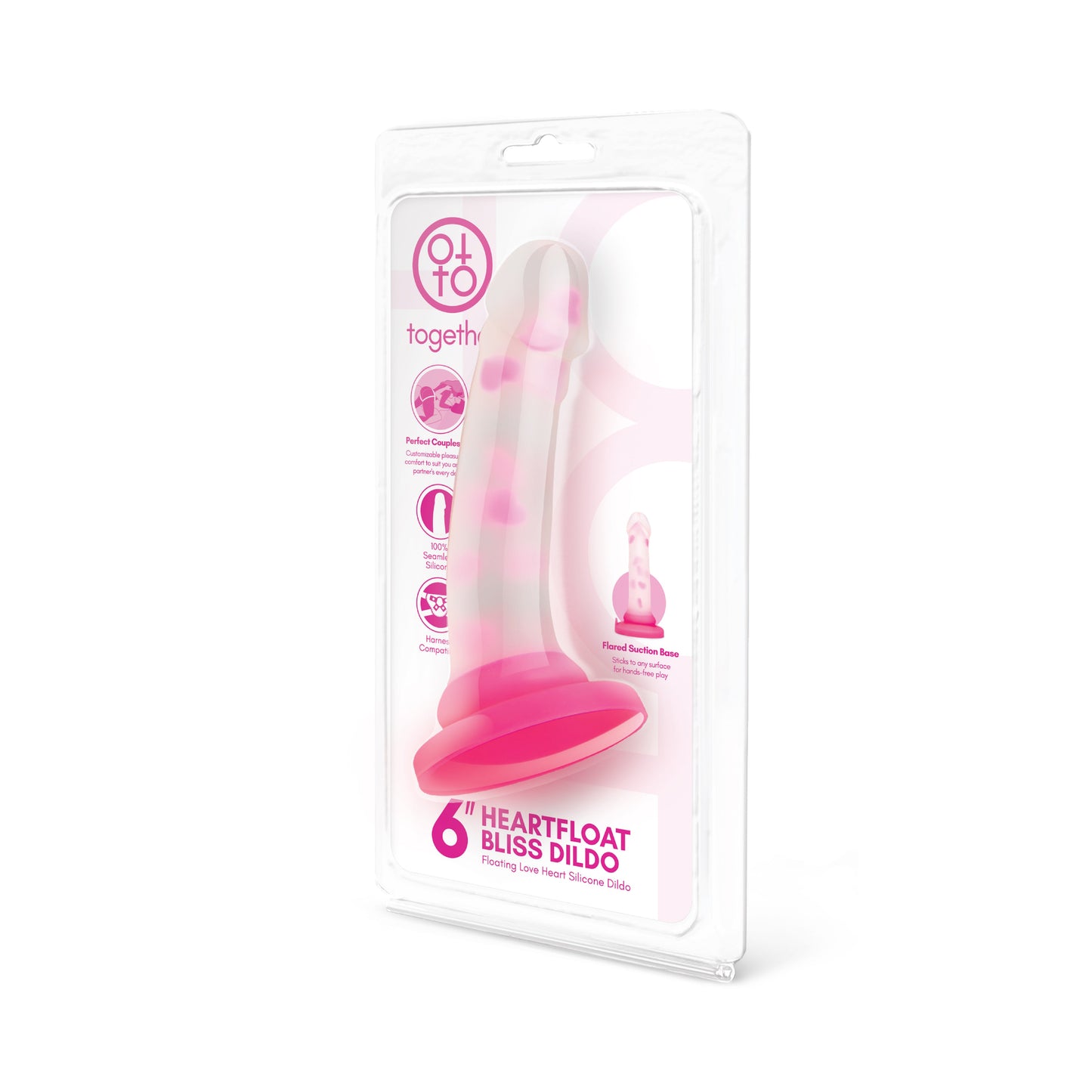 TOGETHER 6" HEARTFLOAT BLISS DILDO