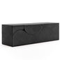 Aria XL Flip Chaise 22 Inch Wide - Convertible XL Sex Chair and Bed Bench, Black
