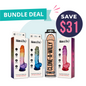 Adam & Eve Dreams Realistic Dildo + Clone A Willy Value Bundle