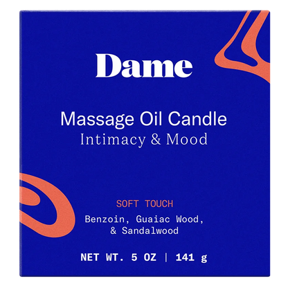 Bougie d'huile de massage Douceur Toucher