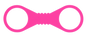 Large Hot Pink Silicone Cuffs