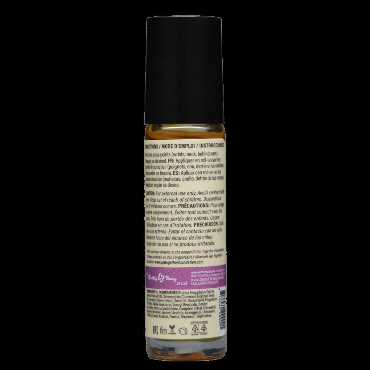 At Night Roll-on Perfume Aphrodisiac Ylang Ylang Lavender 0.34oz / 10ml