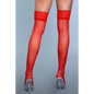 Keep A Secret Thigh Highs - Red
