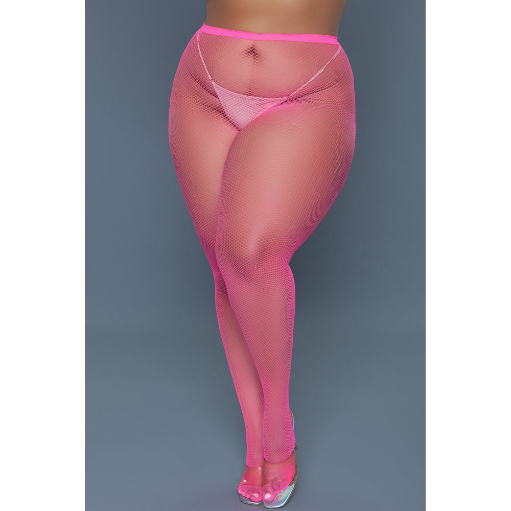 Collant Up All Night -Rose Vif -Grande Taille