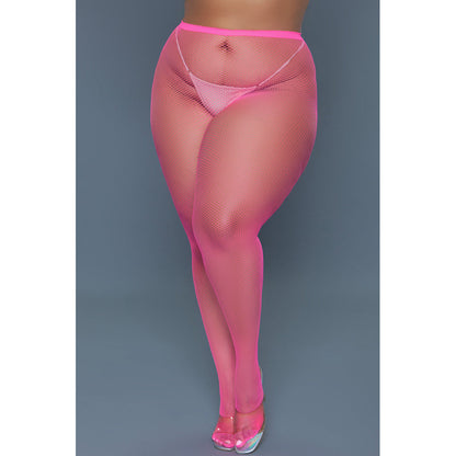 Collant Up All Night -Rose Vif -Grande Taille