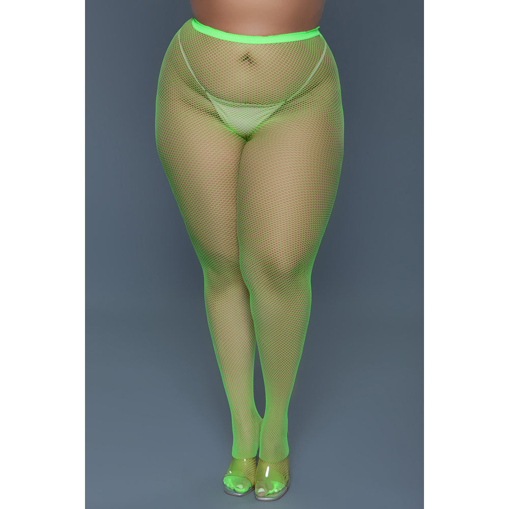Collants Up All Night – Vert Néon Queen