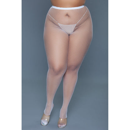 Collant Up All Night - Blanc - Grande Taille