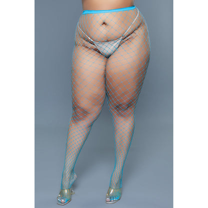 Can't Back Down Pantyhose - Turquoise Qu