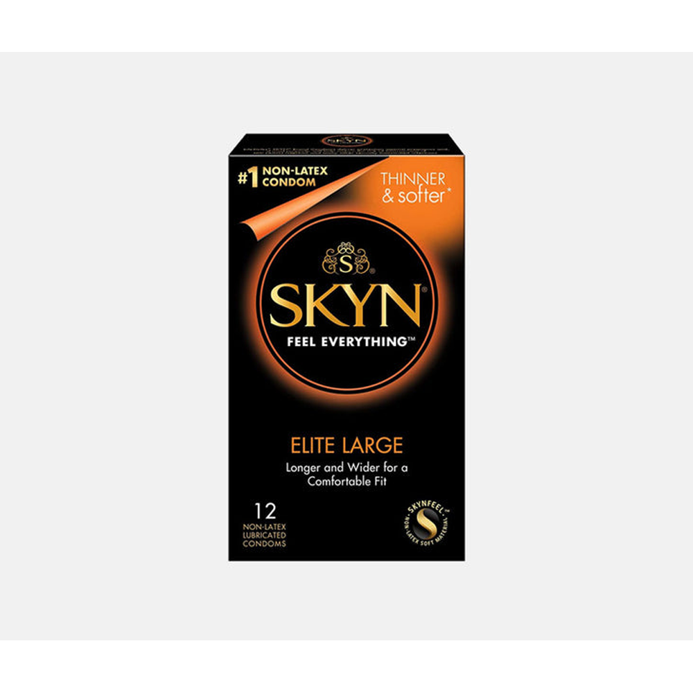 Préservatifs sans latex Skyn Elite Grande taille, paquet de 12