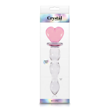 Crystal - Cœur de verre - Rose