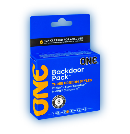 Préservatifs ONE Backdoor - Paquet de 3