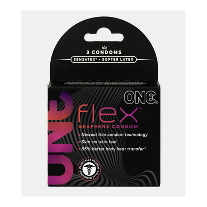 Préservatifs ONE FLEX graphène - paquet de 3