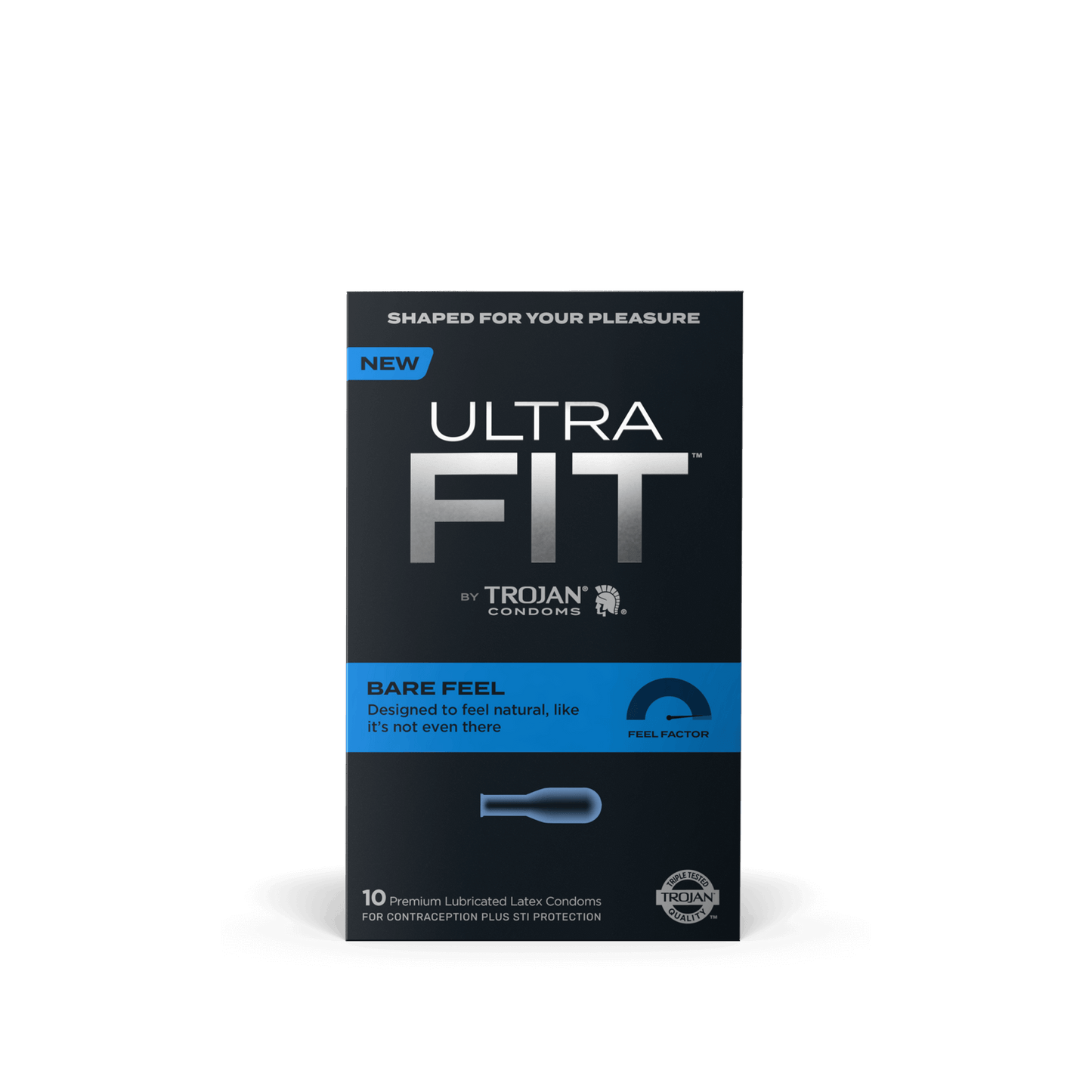 Trojan UltraFit Bare Feel Condoms - 10ct