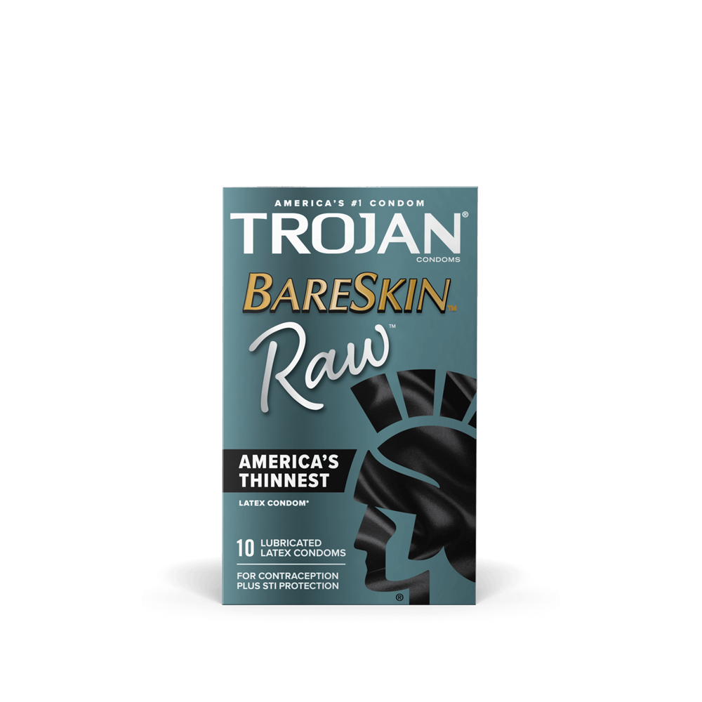 Préservatifs Trojan Bareskin Raw - Paquet de 10