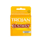 Trojan Ultra Ribbed Ecstacy Condoms 3 pk