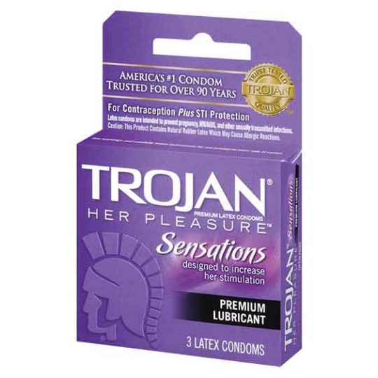 Préservatifs Trojan Pour Son Plaisir - Paquet de 3