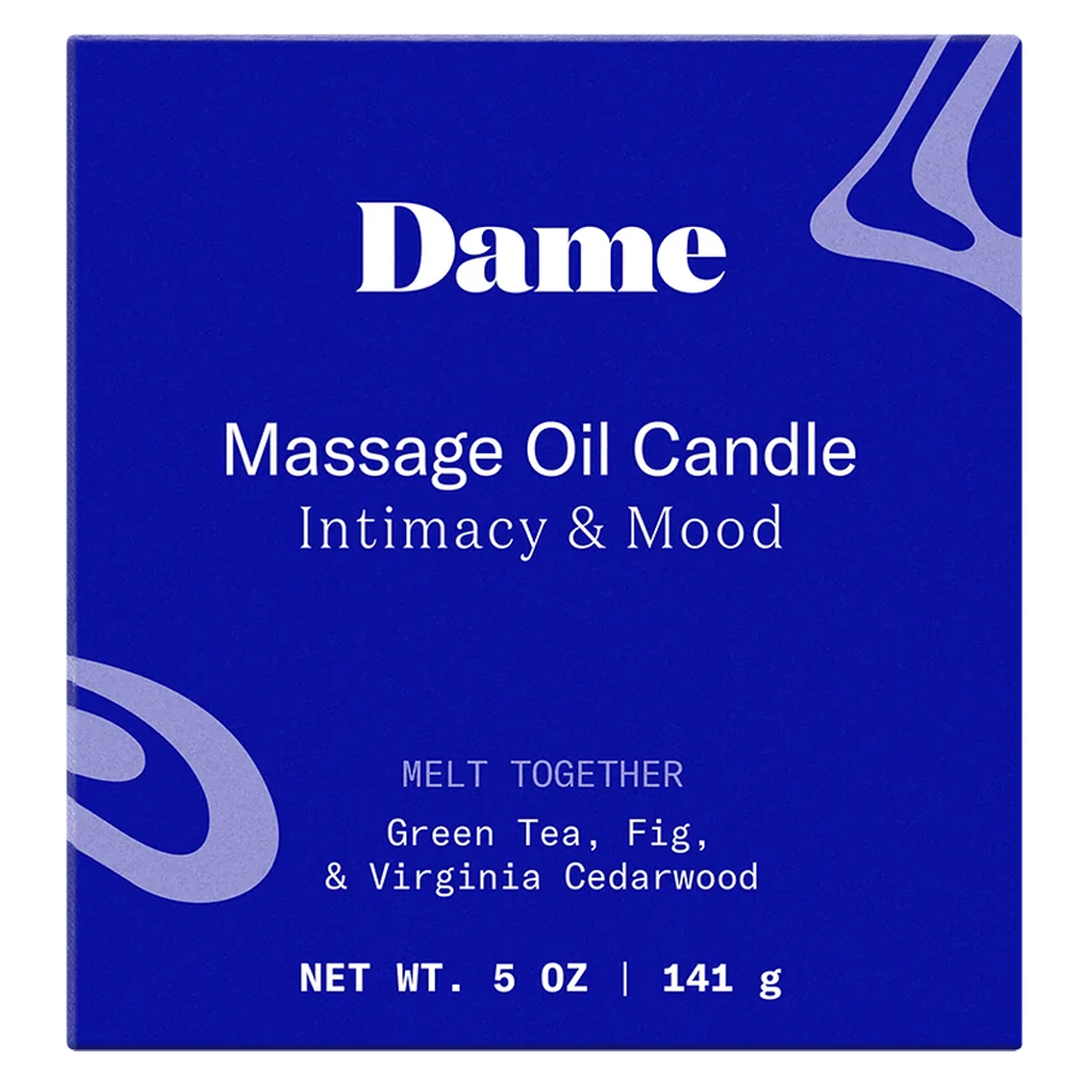 Bougie d'huile de massage à fondre ensemble