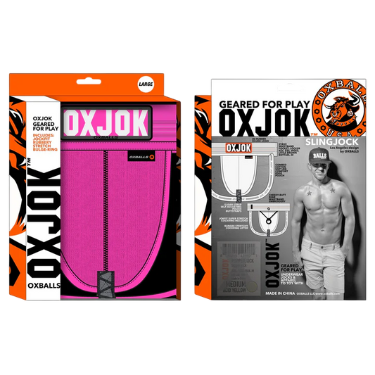 SLINGJOCK, upthrust slider-strap jock, PINK SKY, X-LARGE