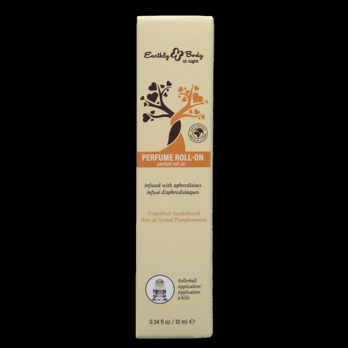 At Night Roll-on Perfume Aphrodisiac Grapefruit Sandalwood 0.34oz / 10ml
