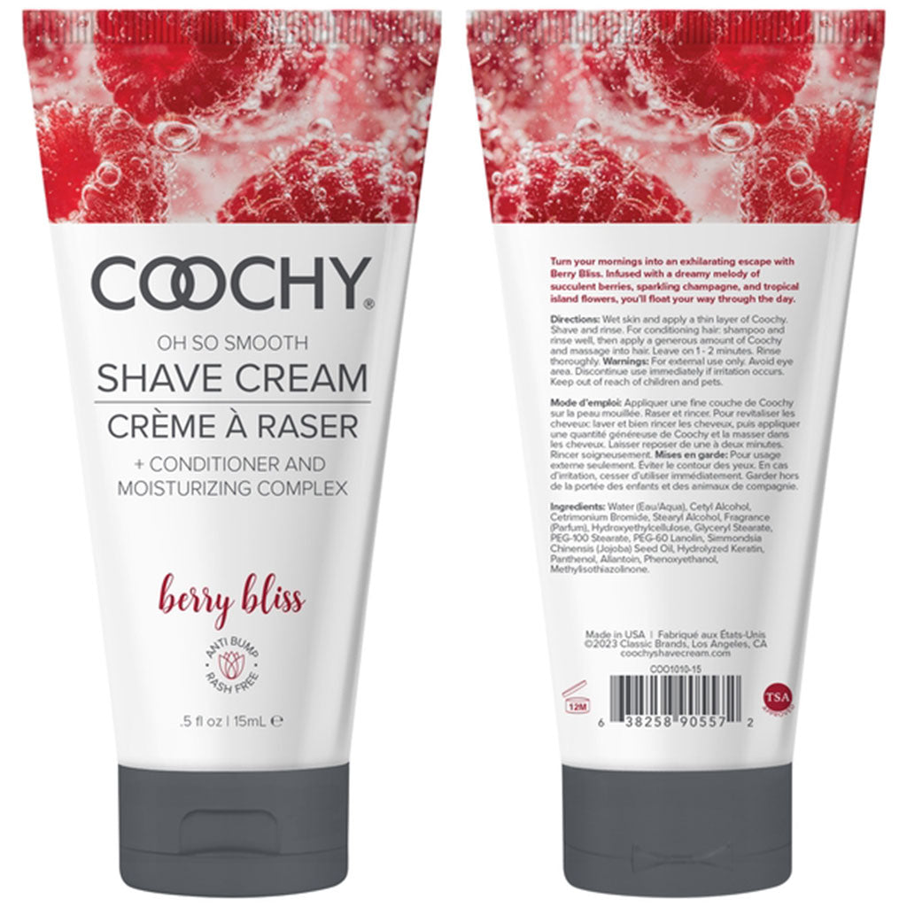 Crème à raser Oh So Smooth Berry Bliss 15 ml
