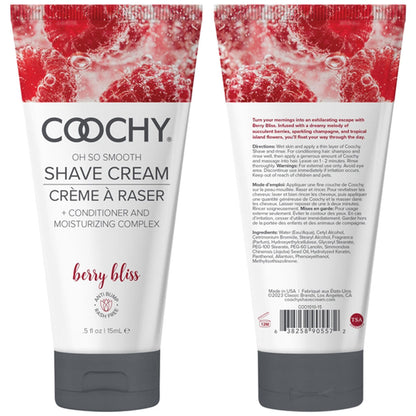 Crème à raser Oh So Smooth Berry Bliss 15 ml