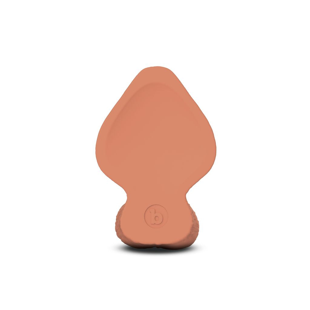 b-Vibe Slipskin 逼真硅胶假阳具 7 英寸粗壮款 - 摩卡色