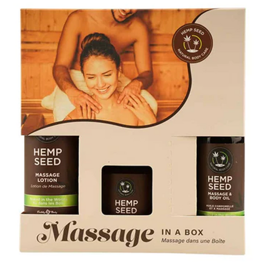 Massage en boîte : Nu dans les bois
