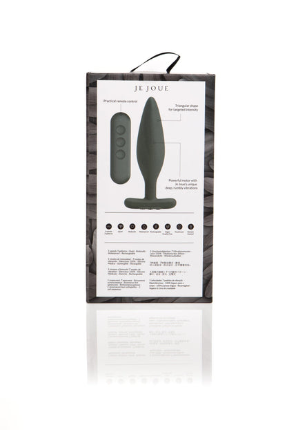 Egon Vibrating Butt Plug Black