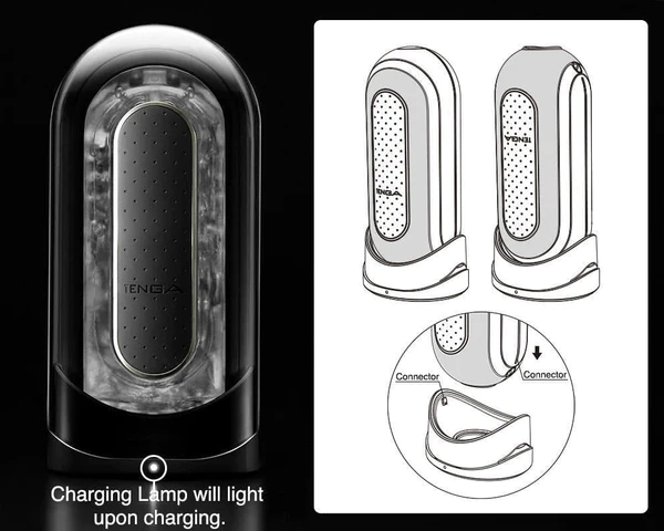 Flip Zero Noir Vibration électronique