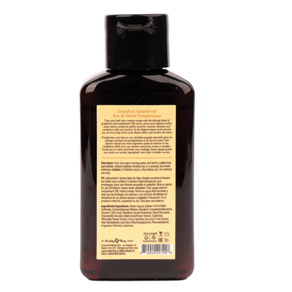 Hemp Seed at Night Bubble Bath Aphrodisiac Collection Grapefruit Sandalwood 2oz / 60ml