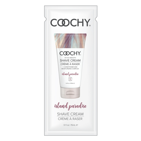 Crème à raser Island Paradise 15 ml (0,5 fl oz) - Emballage aluminium