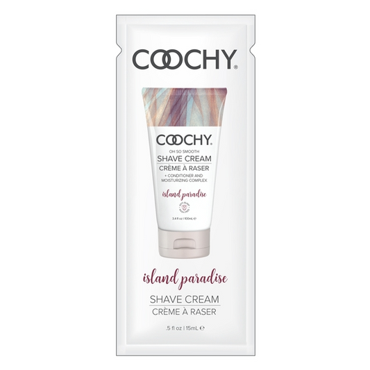 Crème à raser Island Paradise 15 ml (0,5 fl oz) - Emballage aluminium