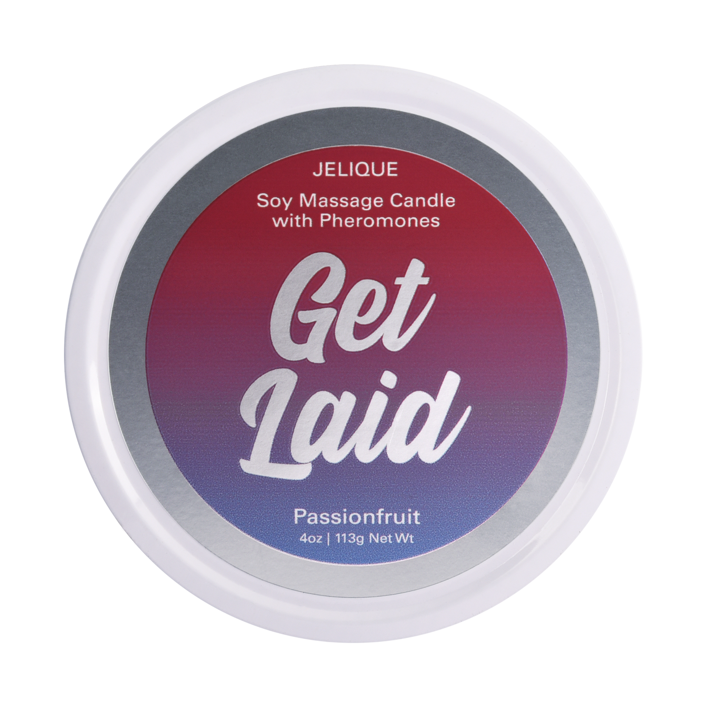 Bougies d'ambiance Get Laid - Bougie de massage aux phéromones Fruit de la passion 113 g