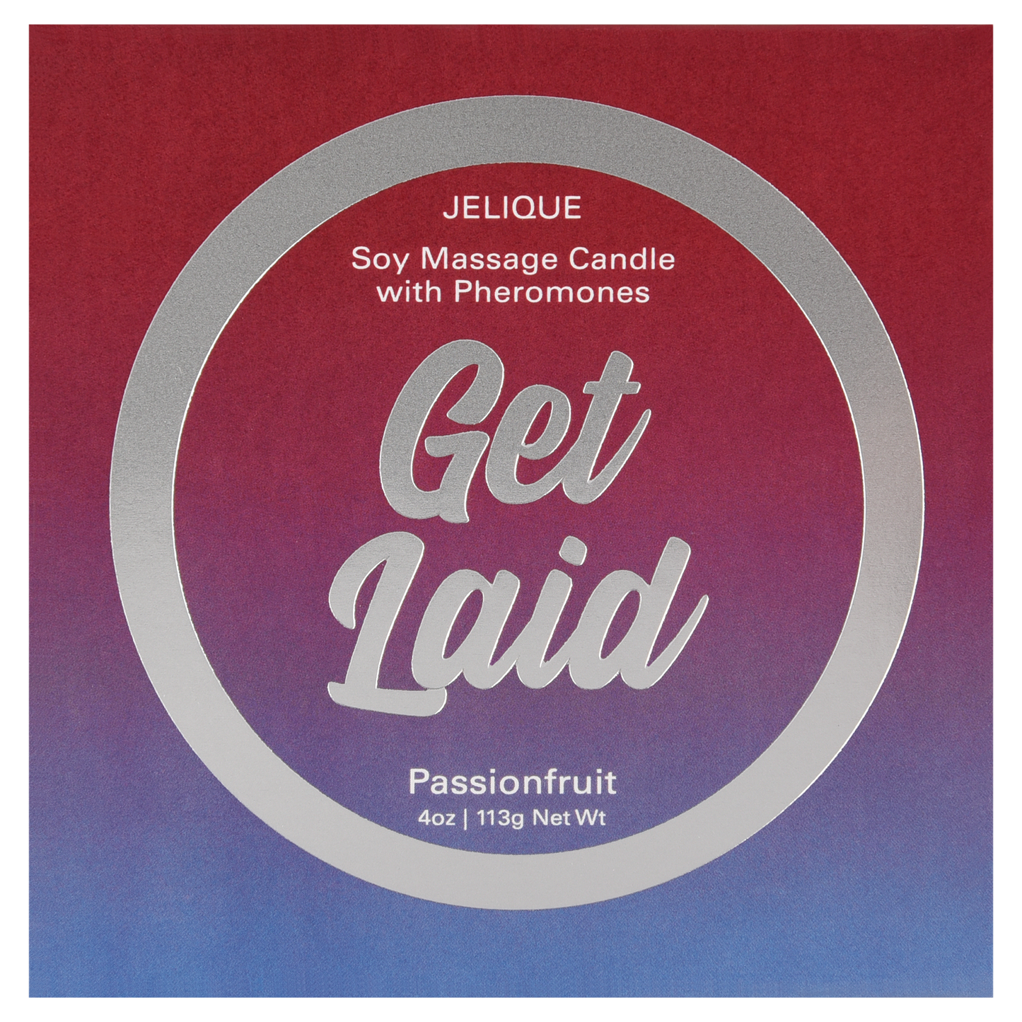 Bougies d'ambiance Get Laid - Bougie de massage aux phéromones Fruit de la passion 113 g