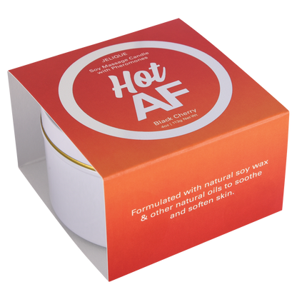 Bougies d'ambiance Hot AF - Bougie de massage aux phéromones Cerise Noire 113 g