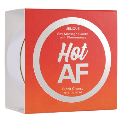 Bougies d'ambiance Hot AF - Bougie de massage aux phéromones Cerise Noire 113 g