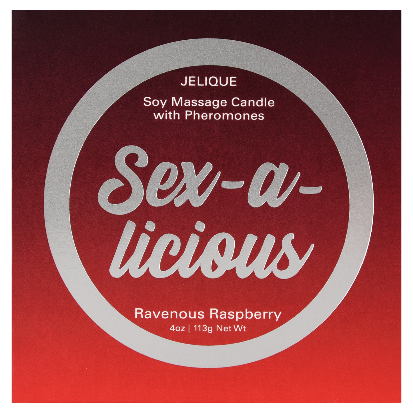 BOUGIES D'AMBIANCE Sex-a-licious - Bougie de massage aux phéromones Framboise vorace 113 g