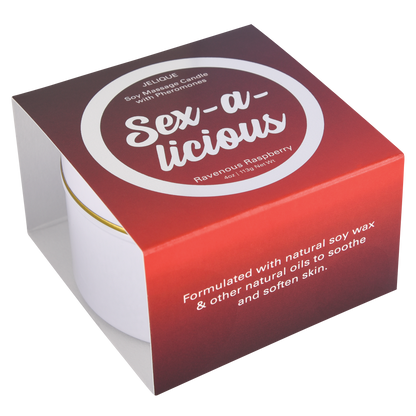 BOUGIES D'AMBIANCE Sex-a-licious - Bougie de massage aux phéromones Framboise vorace 113 g