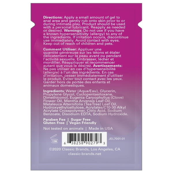 Gel désensibilisant HINEY HELPER - Sachet aluminium - 1 ml