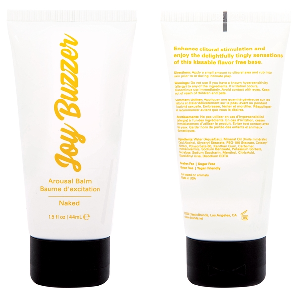 Baume stimulant clitoridien JOY BUZZER - Sans parfum 44 ml