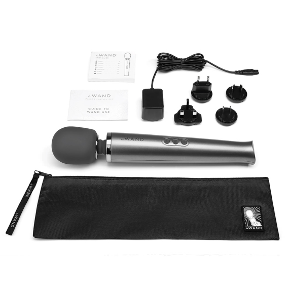 Masseur vibrant rechargeable - Gris